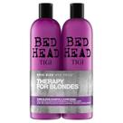 Pacote duplo de shampoo e condicionador Tigi Bed Head Dumb Blonde 1500 ml