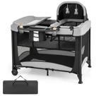Pacote e jogo Baby Playard HONEY JOY com berço 5 em 1