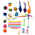 Pacote econômico Cat Toy de 24 peças para gatos e gatinhos que vivem dentro de casa Pacote econômico Cat Toy de 24 peças para gatos e gatinhos que vivem dentro de casa