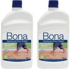 Pacote econômico de 1 litro de esmalte de piso Bona Professional High Gloss x2