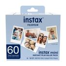 Pacote Econômico de Filme Instantâneo Fujifilm Instax Mini - 60 Fotos