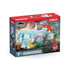 Pacote econômico Toy Schleich Ice Robot com 8 Eldrador Minis
