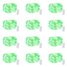 Pacote Fairy Lights Yiaht 12 de 2,1 m 20 LED impermeável verde