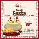 Pacote Festa 5 pessoas