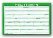 Pacote Ficha Cliente Verde 4X6 C/100 Fichas - Tamoio