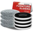 Pacote Furniture Sliders Kiss Core 4+4, 11 cm, multisuperfície