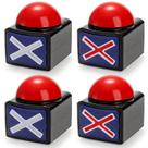 Pacote Game Answer Buzzers Cididu 4 para Game Show Trivia Quiz