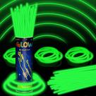 Pacote Glow Sticks Bulk 150 verdes de 20 cm com conectores, lembrancinhas de festa Pacote Glow Sticks Bulk 150 verdes de 20 cm com conectores, lembrancinhas de festa