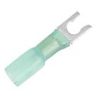 Pacote Heat Shrink Spade Terminal Pacer 16-14 AWG 10 Stud 25 Pacote Heat Shrink Spade Terminal Pacer 16-14 AWG 10 Stud 25