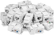 Pacote Keystone Jack TRENDnet Cat6, pacote com 25 unidades, branco TC-K25C6
