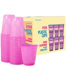 Pacote LA MIERE 1000, 150 ml, copos descartáveis de plástico rosa