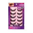 Pacote múltiplo de cílios KISS iEnvy So Wispy 06 Strip, 5 pares