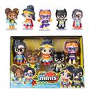 Pacote múltiplo Mini Dolls DC Super Hero Girls 3 Hero com Mulher Maravilha