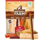 PACOTE NATURAL MIX CLASSICO (Esôfago Palito, Traqueia, orelha, bully sticks e collagen sticks ) 139g Natural Farm