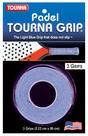 Pacote Padel Grip Tourna com 3 marcas registradas: azul