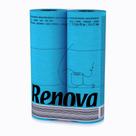 Pacote padrão de papel higiênico Renova Blue Paper 6 rolos