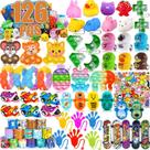 Pacote Party Favors Duccsko 126 para crianças de 3 a 5 brinquedos Pop Fidget