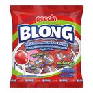Pacote Pirulito Blong Com Recheio de Chicle Sabor Morango 672g