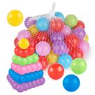 Pacote Pit Balls Coogam de 50 plásticos macios ocos de 6 cm sem BPA