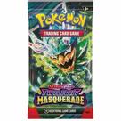 Pacote Pokémon Booster Twilight Masquerade: 10 cartas seladas