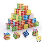 Pacote Puzzle Cubes Mini 3x3 com 24 lembrancinhas para crianças
