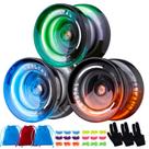 Pacote responsivo Yoyo MAGICYOYO K2 Crystal de 3 com acessórios