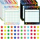 Pacote Reward Chart Utron 80 para crianças com adesivo 2160 Star