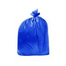 Pacote saco lixo AZUL 5 micras (P5) 100L 100un