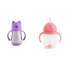 Pacote Sippy Cup e Straw Trainer Cup Munchkin Cool Cat