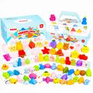 Pacote Squishy Toys Mulyng Mochi 80 para crianças com caixa de armazenamento