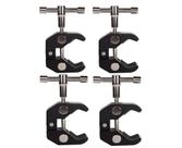 Pacote Super Clamp QYXINC com 4 para monitor de câmera fotográfica Pacote Super Clamp QYXINC com 4 para monitor de câmera fotográfica