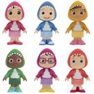 Pacote temático Toy CocoMelon de 6 bonecos para família e amigos