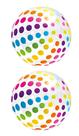 Pacote transparente Jumbo Ball Intex de 42 polegadas com 2