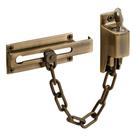 Pacote único de latão antigo de aço Door Guard Prime-Line U 9914 Pacote único de latão antigo de aço Door Guard Prime-Line U 9914