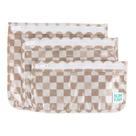 Pacote variado de bolsas de toalete/viagem Bumkins A5 Sand Check