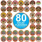 Pacote variado de cápsulas de café Crazy Cups Decaf 80 unidades Keurig