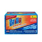 Pacote variado de esponjas Brillo Estracell, 3 unidades, Wedge Edge