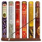 Pacote variado de palitos de incenso com bainha, 6 aromas clássicos Pacote variado de palitos de incenso com bainha, 6 aromas clássicos