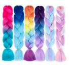 Pacotes de 6 sintéticos Braiding Hair AFNOTE de 24 polegadas para mulheres
