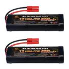Pacotes de baterias RC melasta 7.2V 4200mAh NiMH, pacote com 2 unidades Redcat
