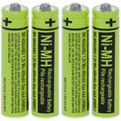 Pacotes de baterias recarregáveis RocketBus 4 BK-40AAABU 1.2V 400mAh