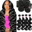 Pacotes de cabelo CFY Body Wave 12A Brazilian Virgin 50-65 cm 4 unidades