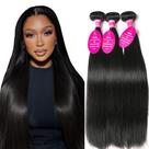 Pacotes de cabelo Elluipoey 12A Brazilian Straight 45-55cm 3 pacotes