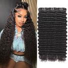 Pacotes de cabelo Great Grace Deep Wave 12A 50 55 60 cm 100% virgem