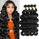 Pacotes de cabelo humano Lemeily Body Wave 12A Brazilian 4x50-55cm