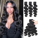 Pacotes de cabelo menalue Raw Body Wave 100% cabelo humano 50-60cm