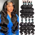 Pacotes de cabelo Superfect Body Wave 12A Brazilian Virgin x4
