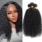 Pacotes de cabelo Yavida Kinky Curly Brazilian Virgin 30-40cm
