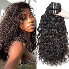 Pacotes de cabelo Yavida Water Wave Brazilian Remy 45cm Natural
