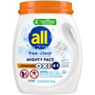 Pacotes de detergente para roupa All Mighty Pacs OXI Stain Removers 56 Pacotes de detergente para roupa All Mighty Pacs OXI Stain Removers 56